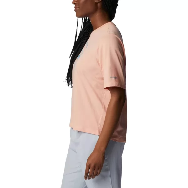 imageColumbia Womens Bramley Bay Relaxed TeeLight CoralFair Weather Graphic