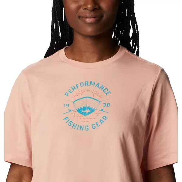 imageColumbia Womens Bramley Bay Relaxed TeeLight CoralFair Weather Graphic