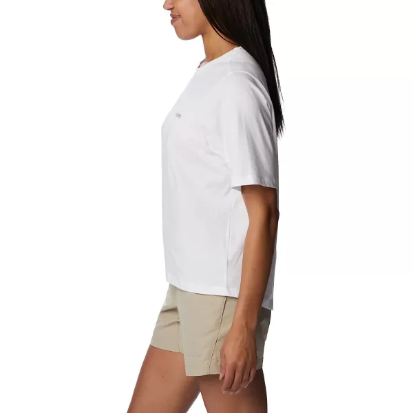 imageColumbia Womens Bramley Bay Relaxed TeeWhiteFish Friends Flag Graphic