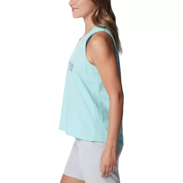 imageColumbia Womens Bramley Bay TankGulf StreamStacked Logo Gs Graphic