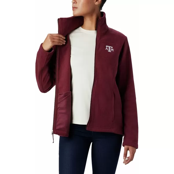 imageColumbia Womens CLG Give and Go Ii Full Zip Fleece JKTTam  Deep Maroon