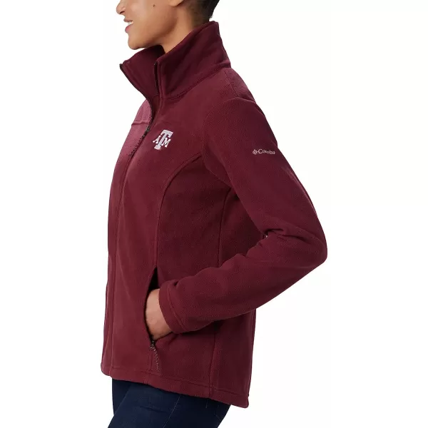 imageColumbia Womens CLG Give and Go Ii Full Zip Fleece JKTTam  Deep Maroon