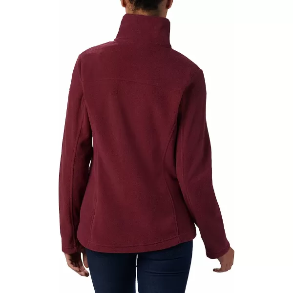 imageColumbia Womens CLG Give and Go Ii Full Zip Fleece JKTTam  Deep Maroon