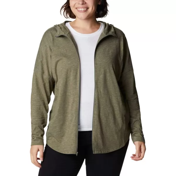 imageColumbia Womens Cades Cove Full ZipStone Green