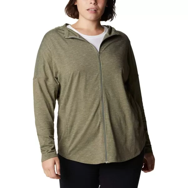 imageColumbia Womens Cades Cove Full ZipStone Green