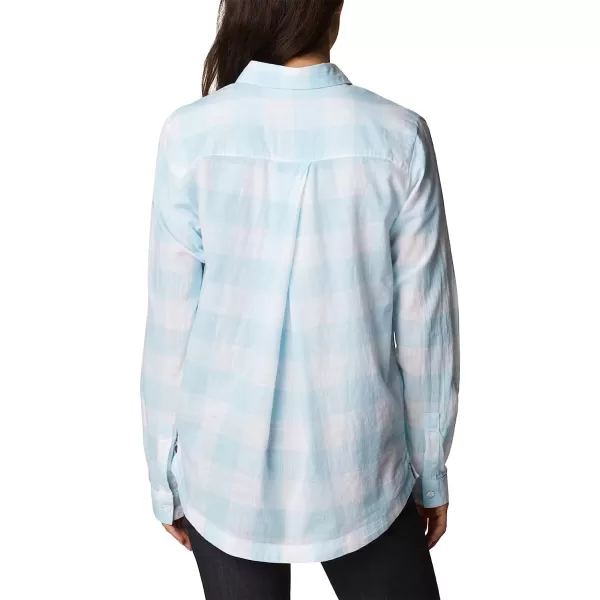 imageColumbia Womens Camp Henry Iii Long Sleeve ShirtSpring BlueBuffalo Check