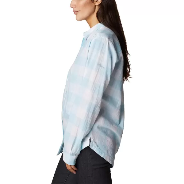 imageColumbia Womens Camp Henry Iii Long Sleeve ShirtSpring BlueBuffalo Check