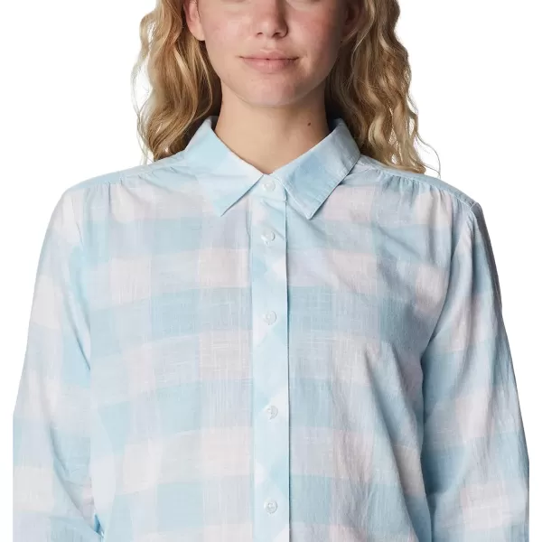 imageColumbia Womens Camp Henry Iii Long Sleeve ShirtSpring BlueBuffalo Check