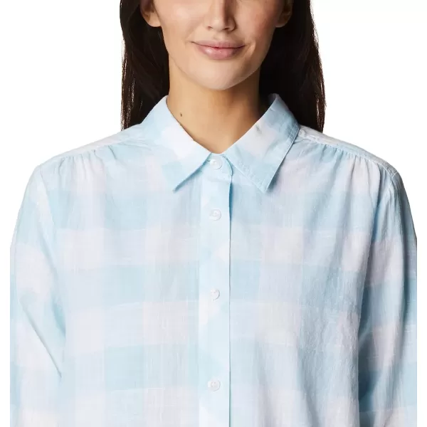 imageColumbia Womens Camp Henry Iii Long Sleeve ShirtSpring BlueBuffalo Check