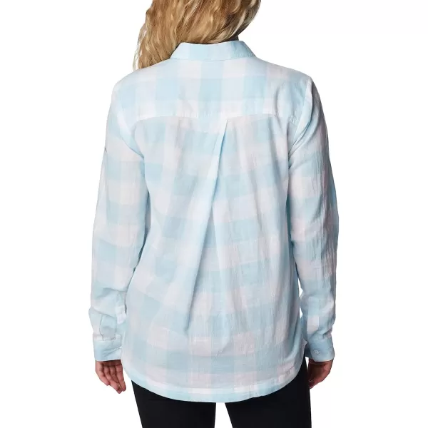 imageColumbia Womens Camp Henry Iii Long Sleeve ShirtSpring BlueBuffalo Check