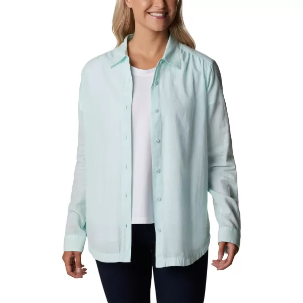 imageColumbia Womens Camp Henry Iii Ls ShirtIcy Morn Chambray