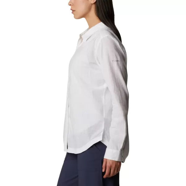 imageColumbia Womens Camp Henry Iii Ls ShirtWhite Chambray