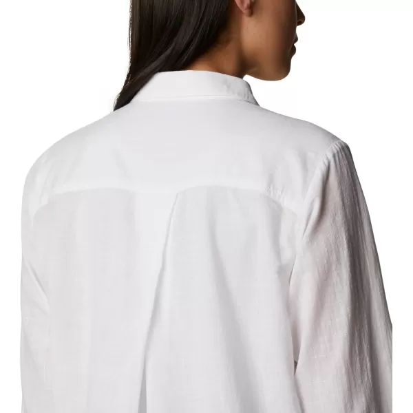imageColumbia Womens Camp Henry Iii Ls ShirtWhite Chambray