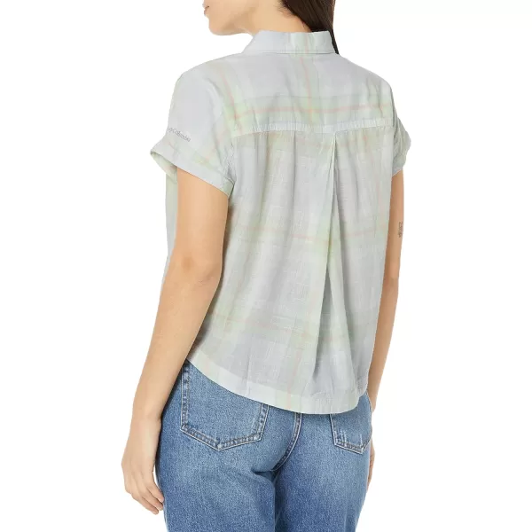 imageColumbia Womens Camp Henry Iv Short Sleeve ShirtWhiteMulti Plaid