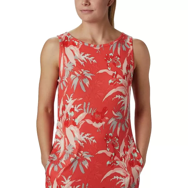 imageColumbia Womens Chill River Printed DressBright Poppy Magnolia Print