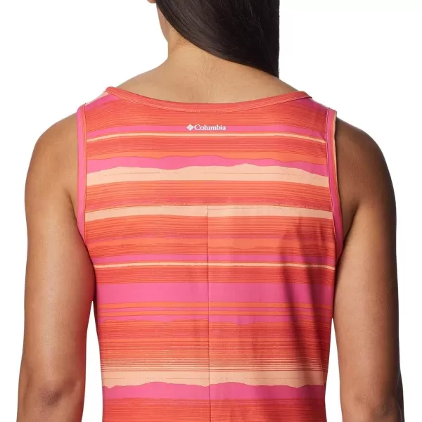 imageColumbia Womens Chill River Printed DressSunset OrangeHorizons Stripe