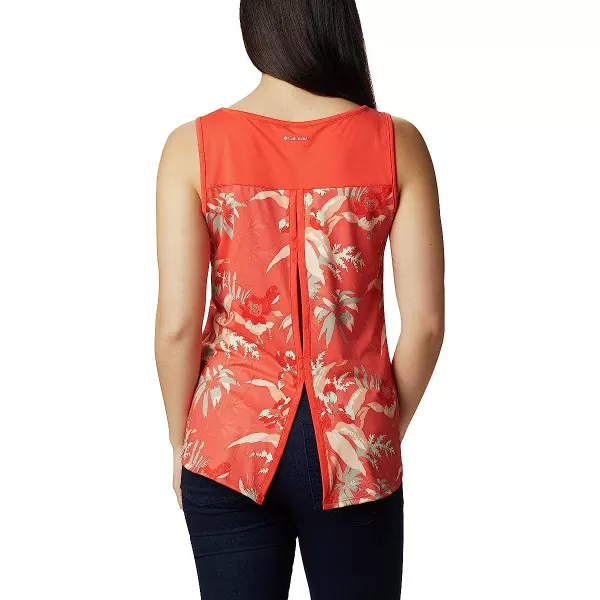 imageColumbia Womens Chill River TankBright PoppyMagnolia Print