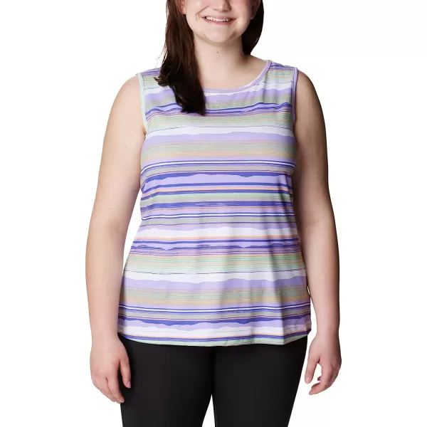 imageColumbia Womens Chill River TankFrosted PurpleHorizons Stripe Multi