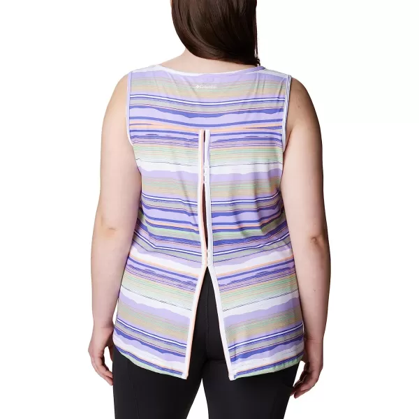 imageColumbia Womens Chill River TankFrosted PurpleHorizons Stripe Multi