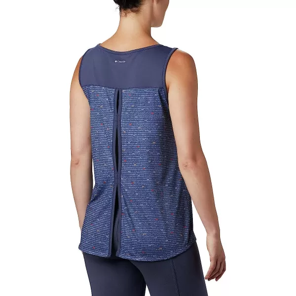 imageColumbia Womens Chill River TankNocturnalBetween Lines Print