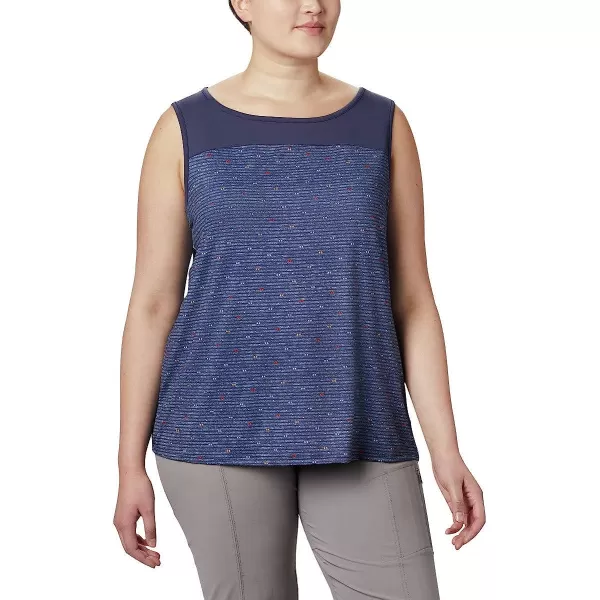 imageColumbia Womens Chill River TankNocturnalBetween Lines Print