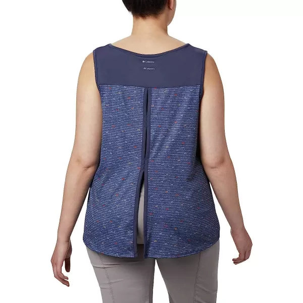imageColumbia Womens Chill River TankNocturnalBetween Lines Print