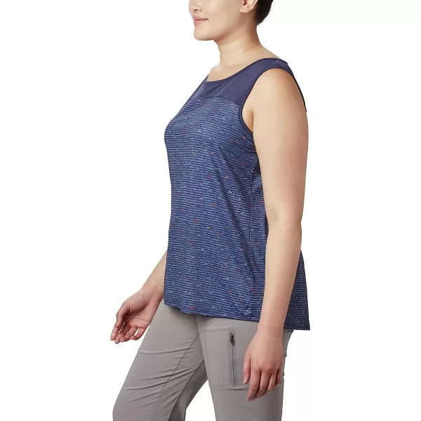 imageColumbia Womens Chill River TankNocturnalBetween Lines Print