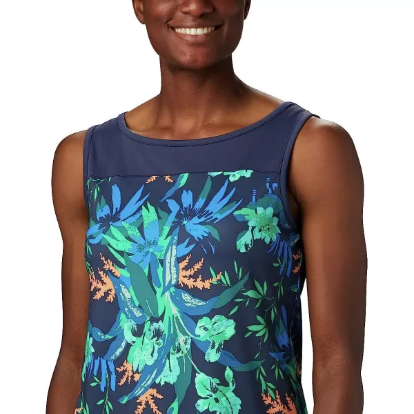 imageColumbia Womens Chill River TankNocturnalMagnolia Print