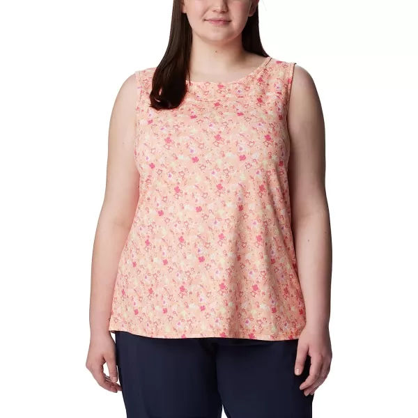 imageColumbia Womens Chill River TankPeachMini Hibiscus