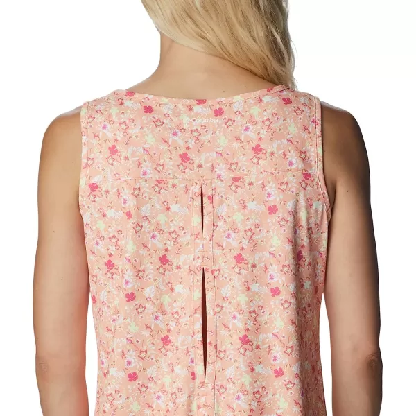 imageColumbia Womens Chill River TankPeachMini Hibiscus