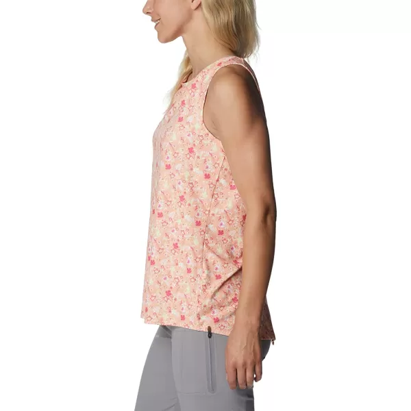 imageColumbia Womens Chill River TankPeachMini Hibiscus