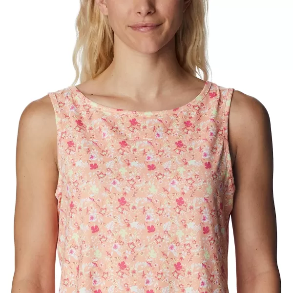 imageColumbia Womens Chill River TankPeachMini Hibiscus