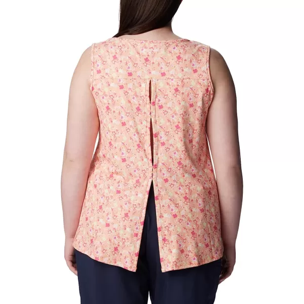imageColumbia Womens Chill River TankPeachMini Hibiscus