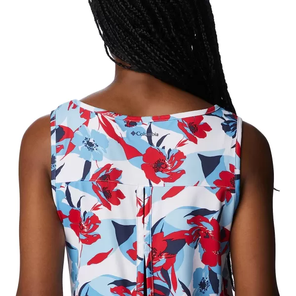 imageColumbia Womens Chill River TankRed LilyPop Flora