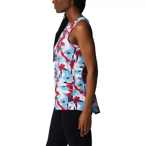 imageColumbia Womens Chill River TankRed LilyPop Flora