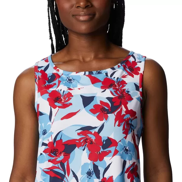 imageColumbia Womens Chill River TankRed LilyPop Flora