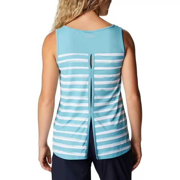 imageColumbia Womens Chill River TankSea Wave Brush Stripe