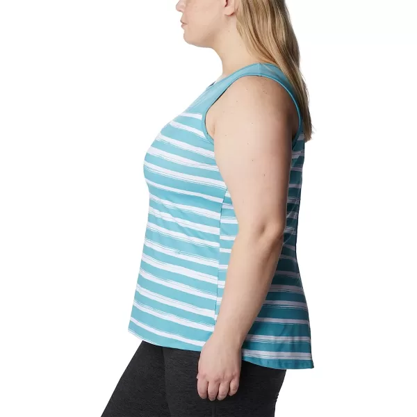 imageColumbia Womens Chill River TankSea Wave Brush Stripe