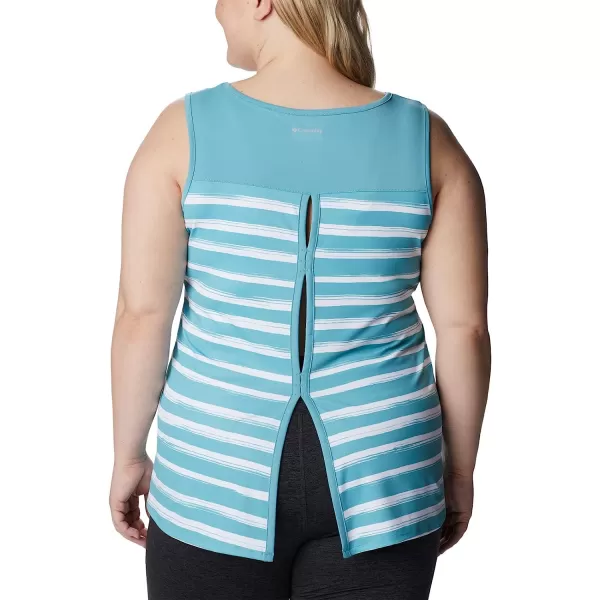 imageColumbia Womens Chill River TankSea Wave Brush Stripe
