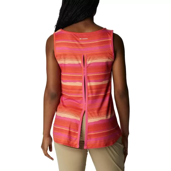 imageColumbia Womens Chill River TankSunset OrangeHorizons Stripe