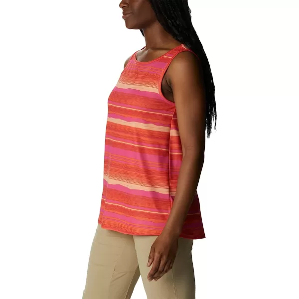 imageColumbia Womens Chill River TankSunset OrangeHorizons Stripe