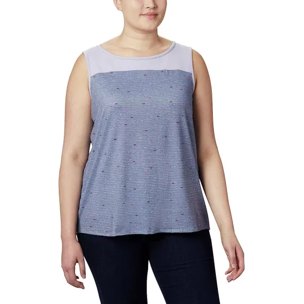 imageColumbia Womens Chill River TankTwilightBetween Lines Print