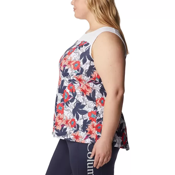 imageColumbia Womens Chill River TankWhite Lakeshore Floral Multi