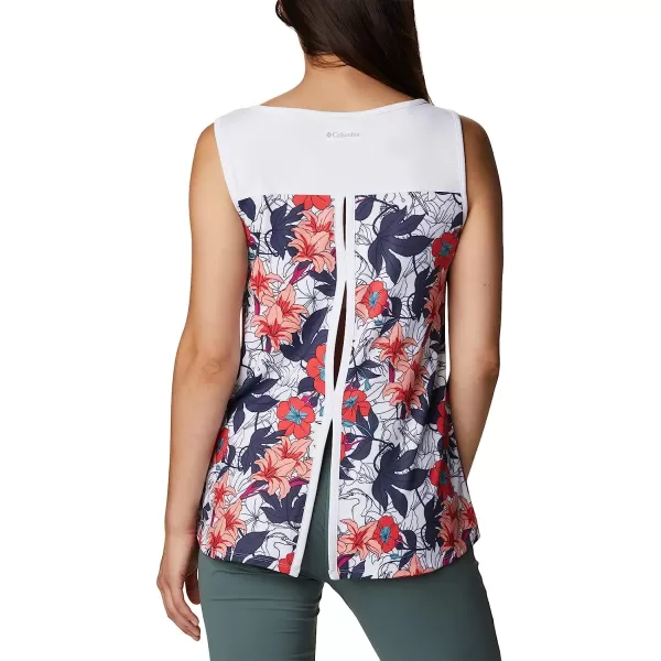 imageColumbia Womens Chill River TankWhite Lakeshore Floral Multi
