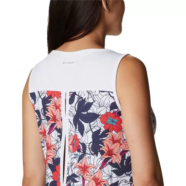 imageColumbia Womens Chill River TankWhite Lakeshore Floral Multi