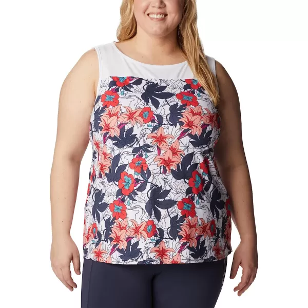 imageColumbia Womens Chill River TankWhite Lakeshore Floral Multi