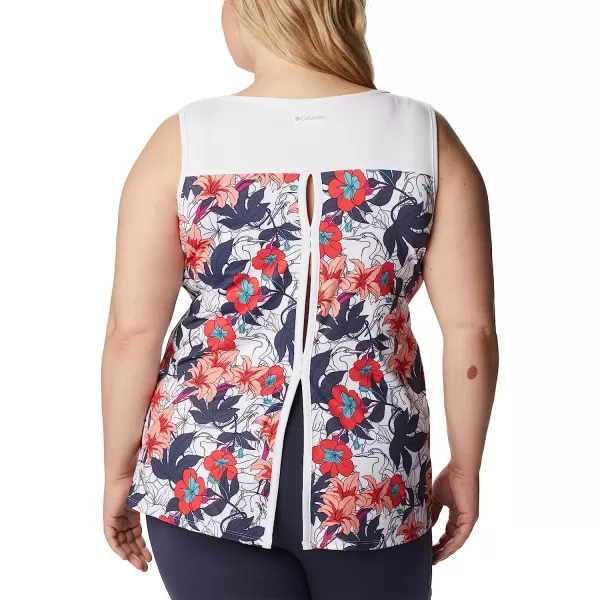 imageColumbia Womens Chill River TankWhite Lakeshore Floral Multi