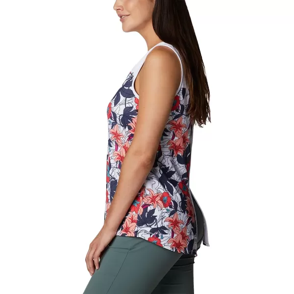 imageColumbia Womens Chill River TankWhite Lakeshore Floral Multi