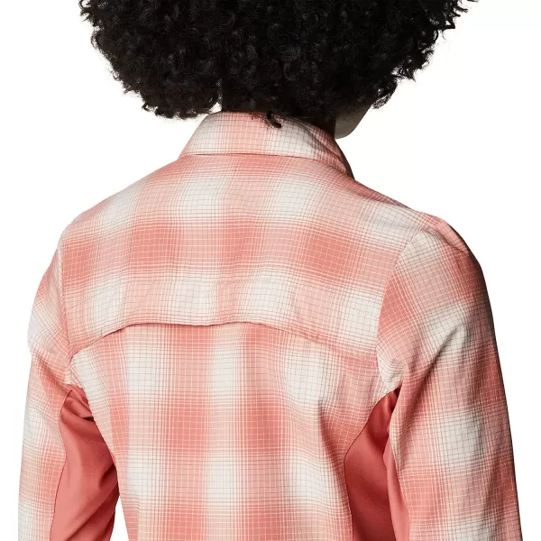 imageColumbia Womens Claudia Ridge Long Sleeve ShirtDark Coral Soft Ombre