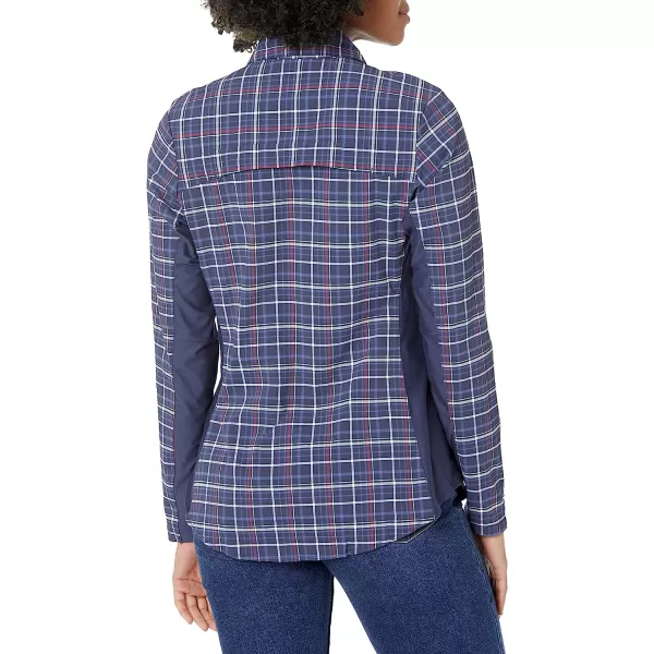 imageColumbia Womens Claudia Ridge Long Sleeve ShirtNocturnalOpen Field Plaid